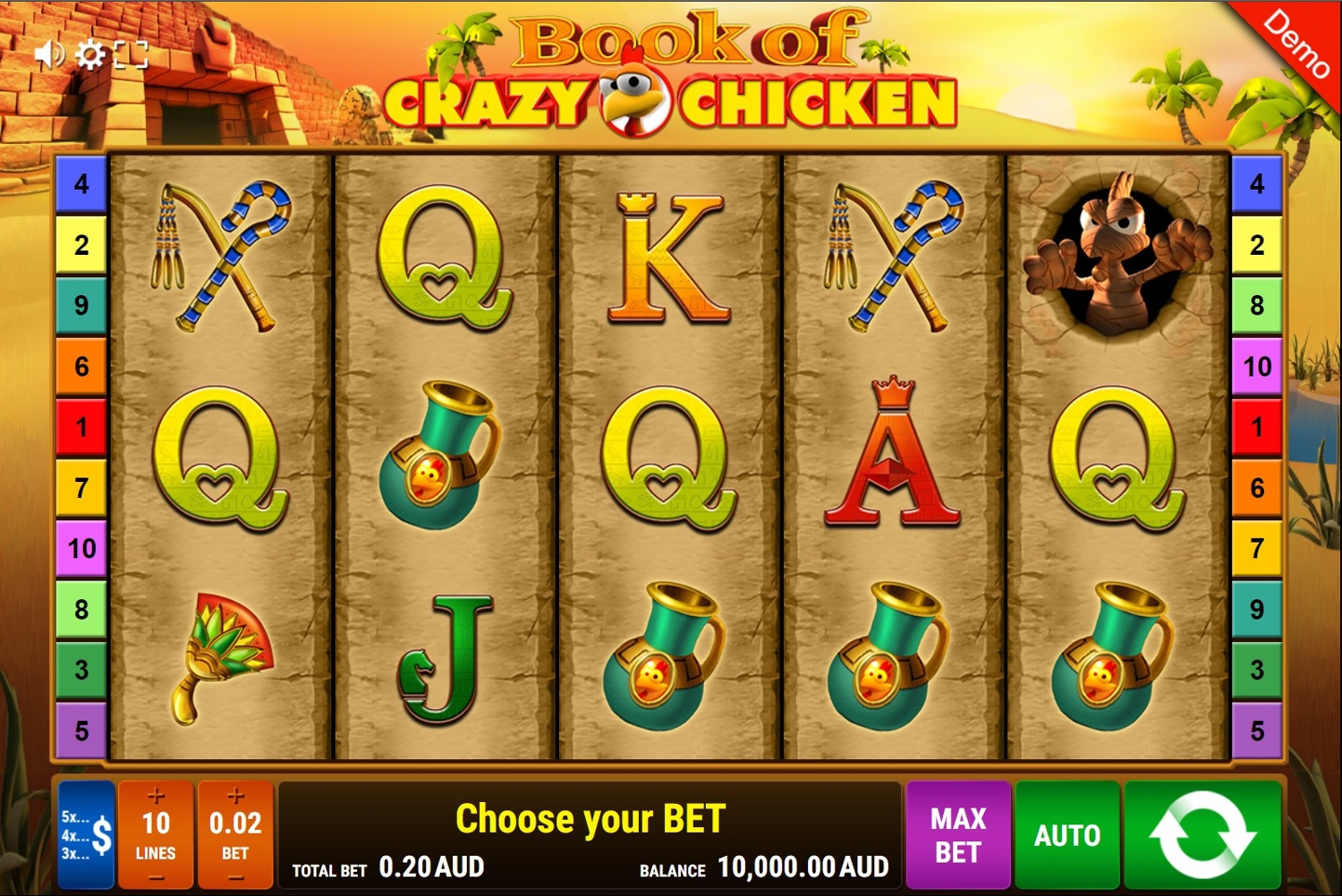 Book of Crazy Chicken Slot Gameplay