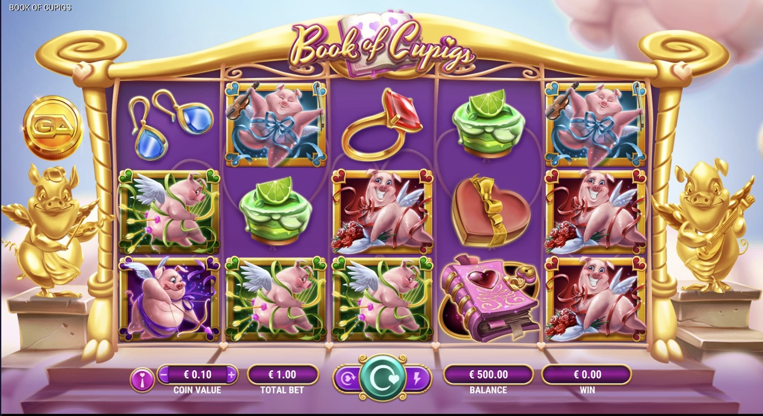 Book of Cupigs Slot Gameplay