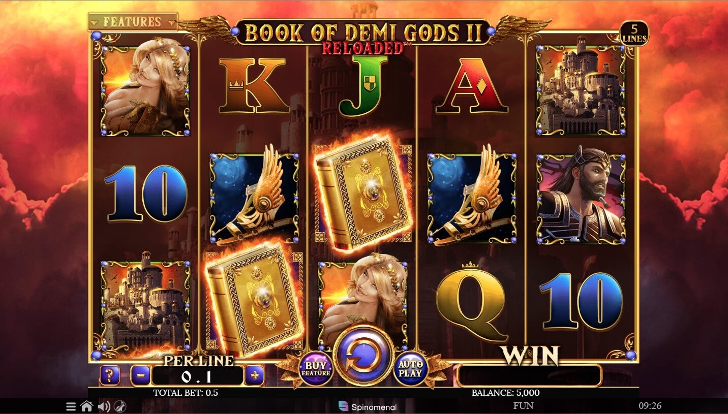 Book of Demi Gods 2: Reloaded Slot Gameplay