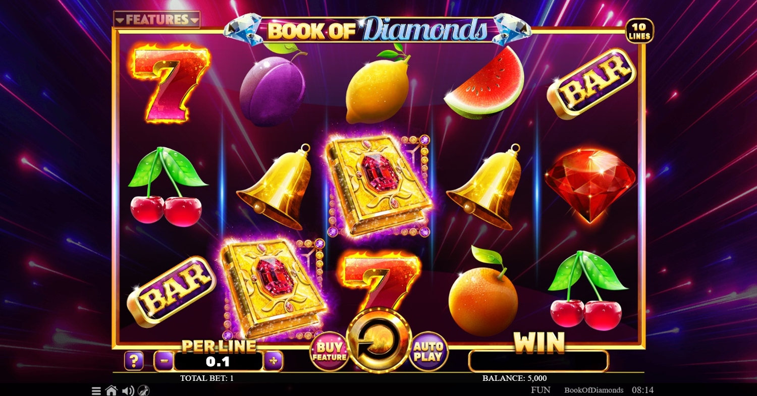 Book of Diamonds Slot Gameplay