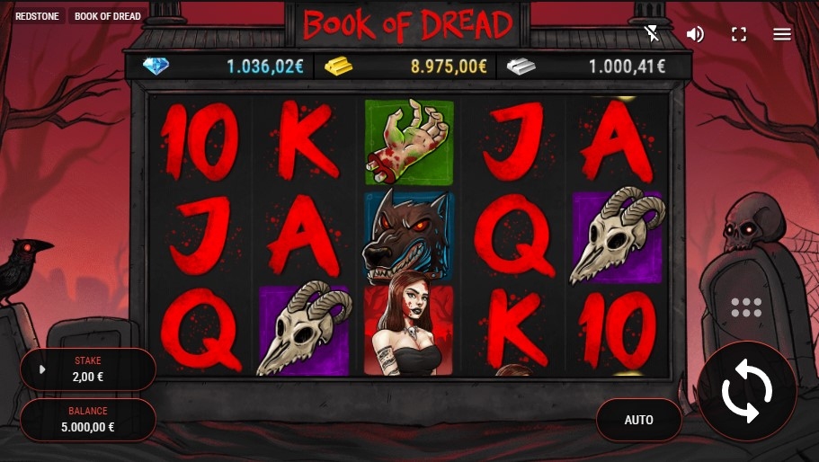 Book of Dread Slot Gameplay