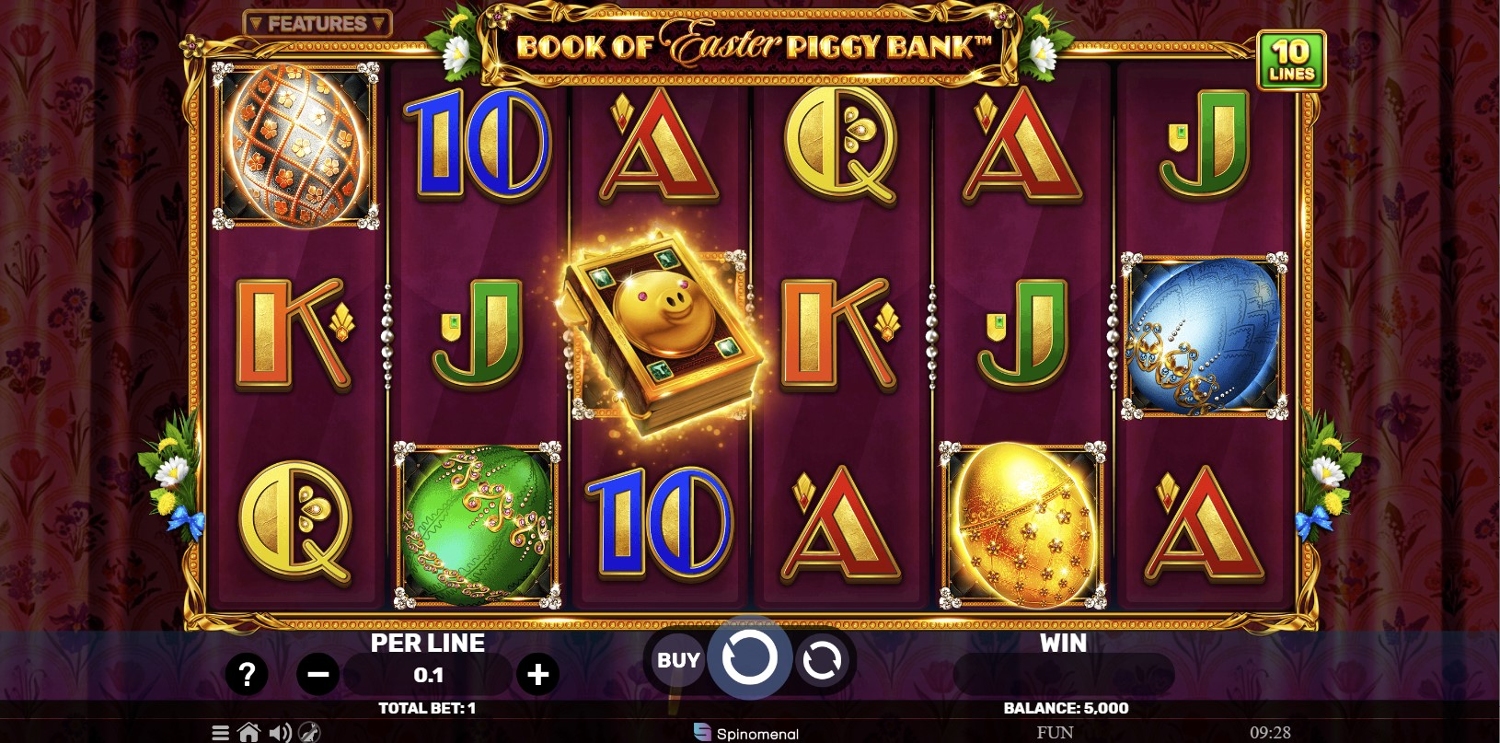 Book of Easter Piggy Bank Slot Gameplay