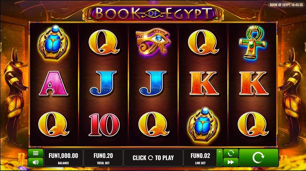 Book of Egypt Slot Gameplay