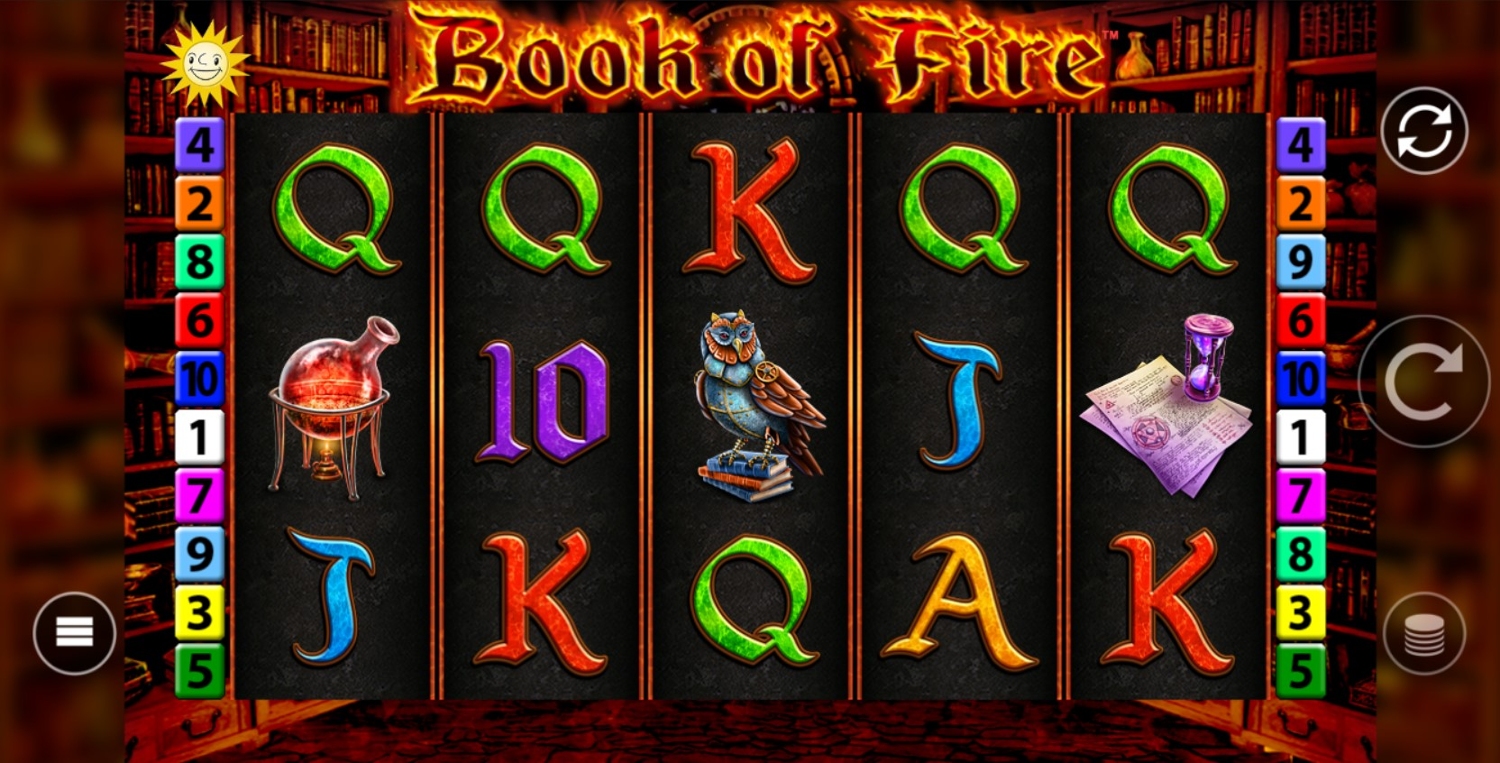 Book of Fire Slot Gameplay