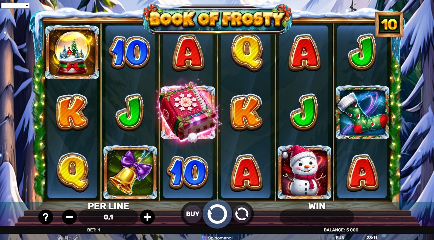 Book of Frosty Slot Gameplay