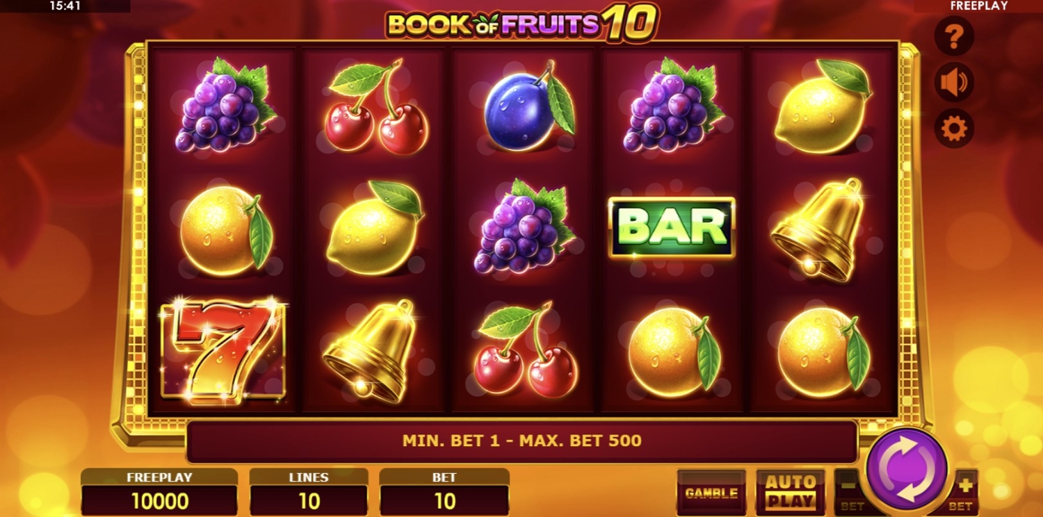 Book of Fruits 10 Slot Gameplay