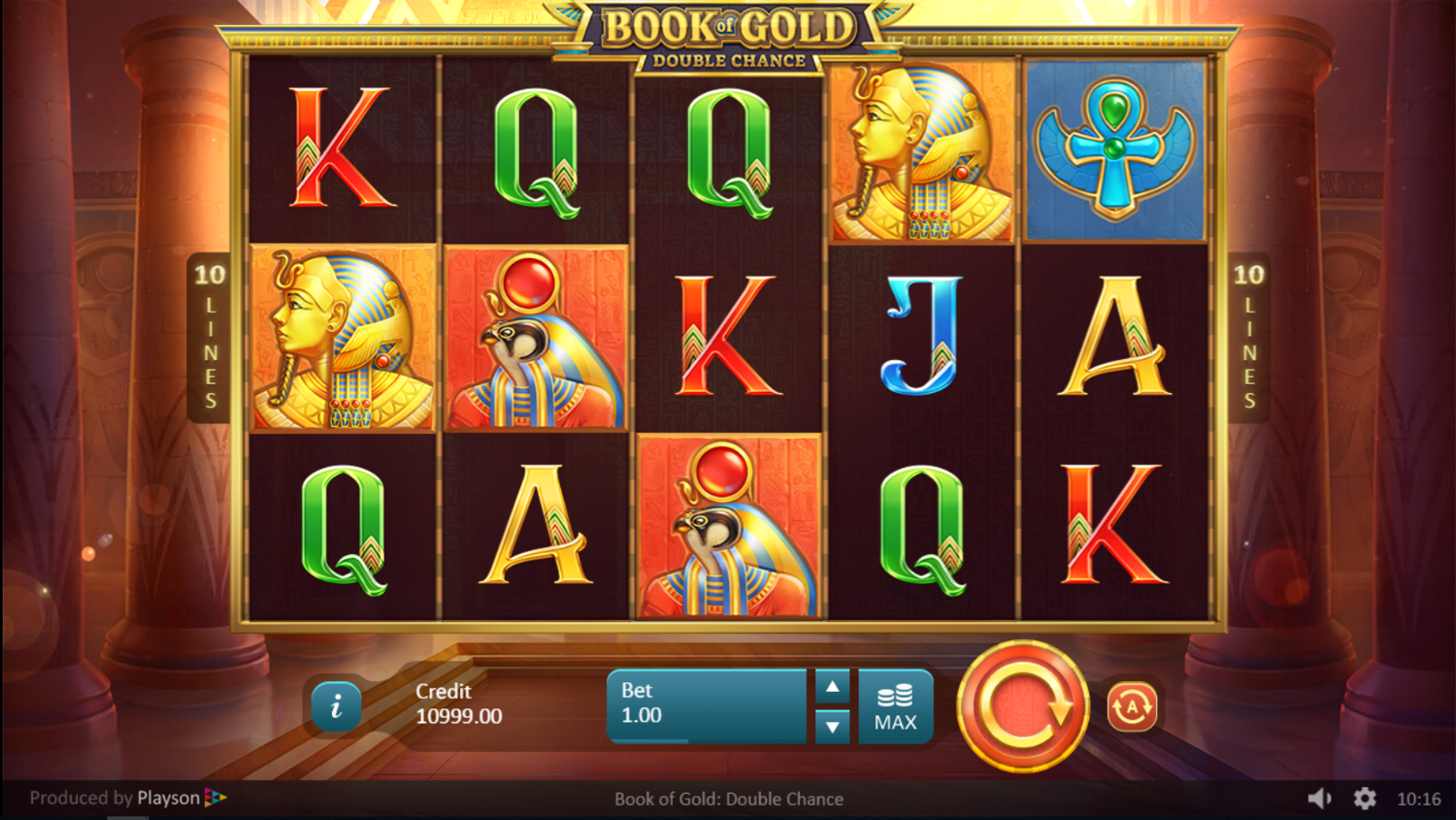 Book of Gold: Double Chance Slot Gameplay