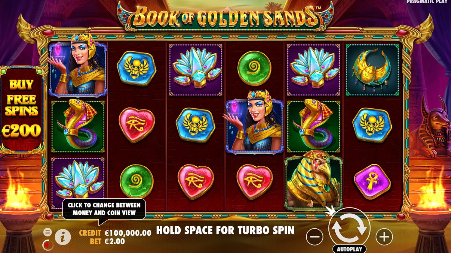 Book of Golden Sands Slot Gameplay
