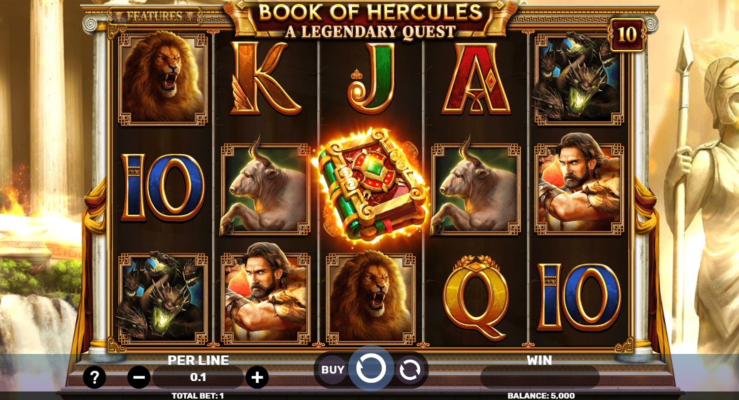 Book of Hercules - A Legendary Quest Slot Gameplay