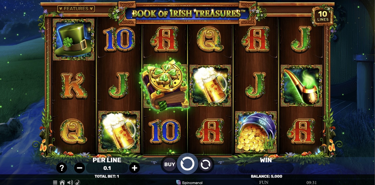 Book of Irish Treasures Slot Gameplay
