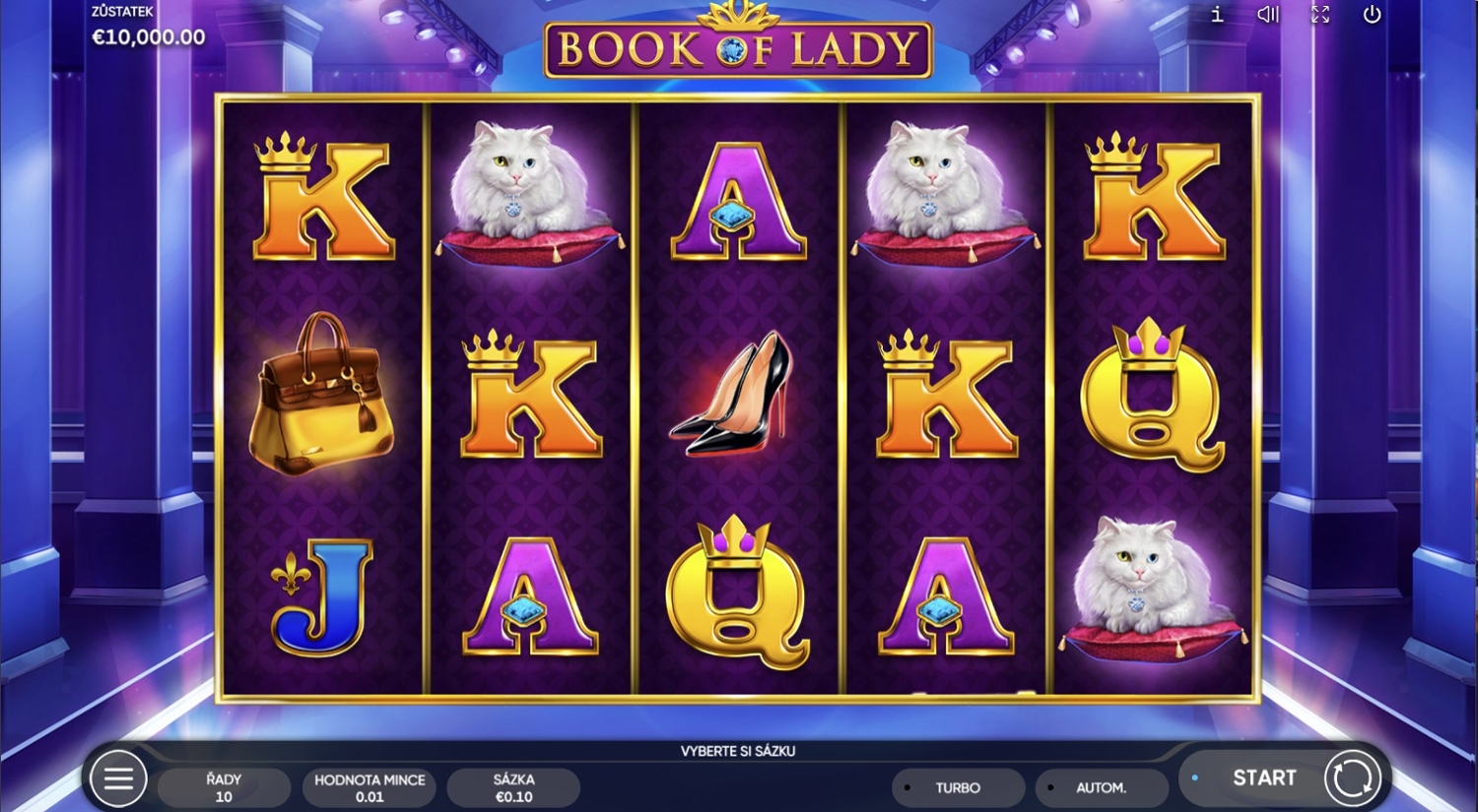 Book of Lady Slot Gameplay