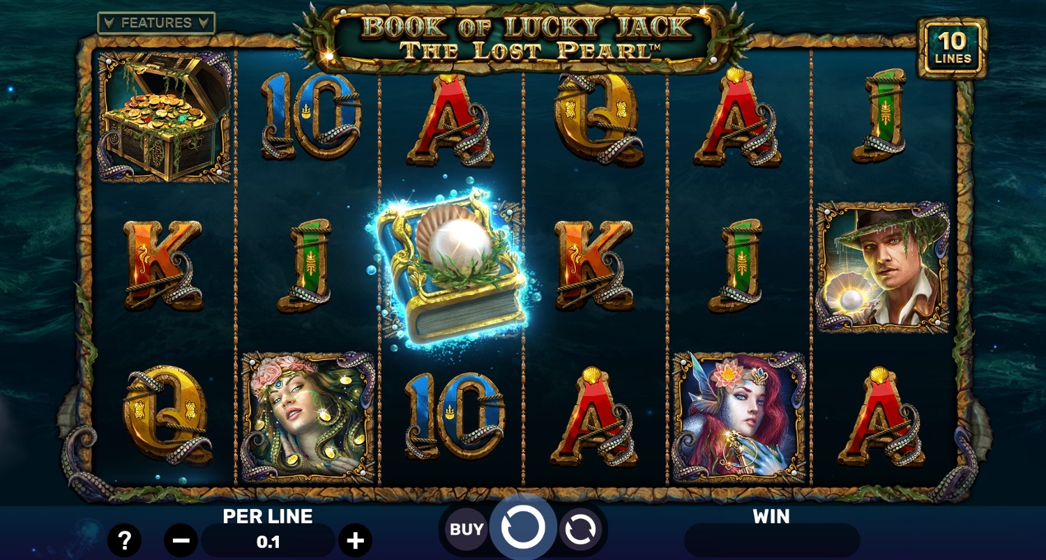 Book of Lucky Jack The Lost Pearl Slot Gameplay