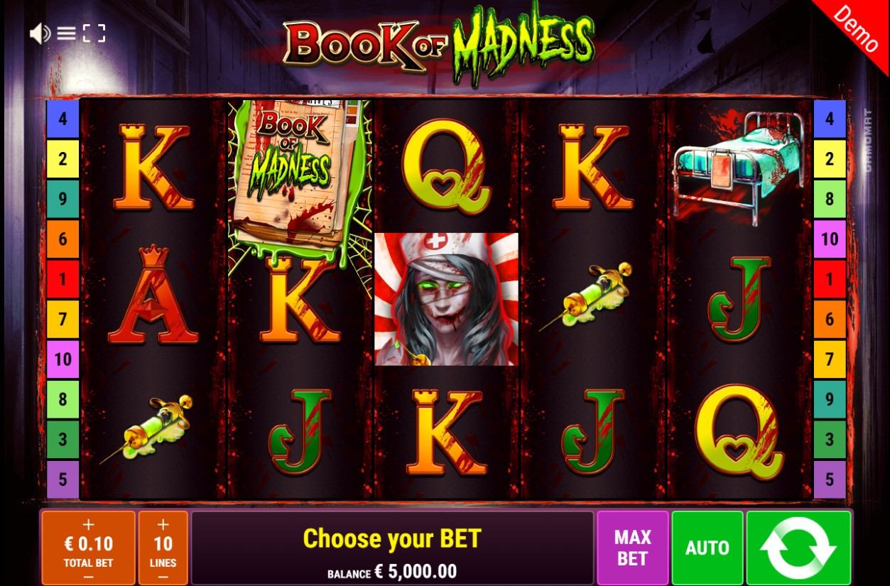 Book of Madness Slot Gameplay