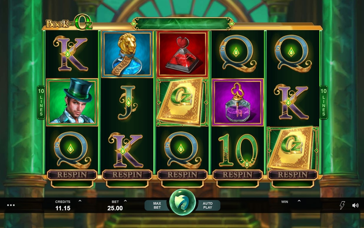 Book of Oz Slot Gameplay