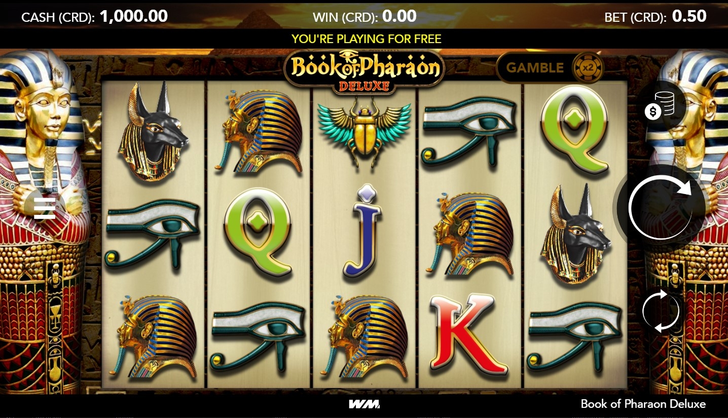 Book of Pharaon Deluxe Slot Gameplay