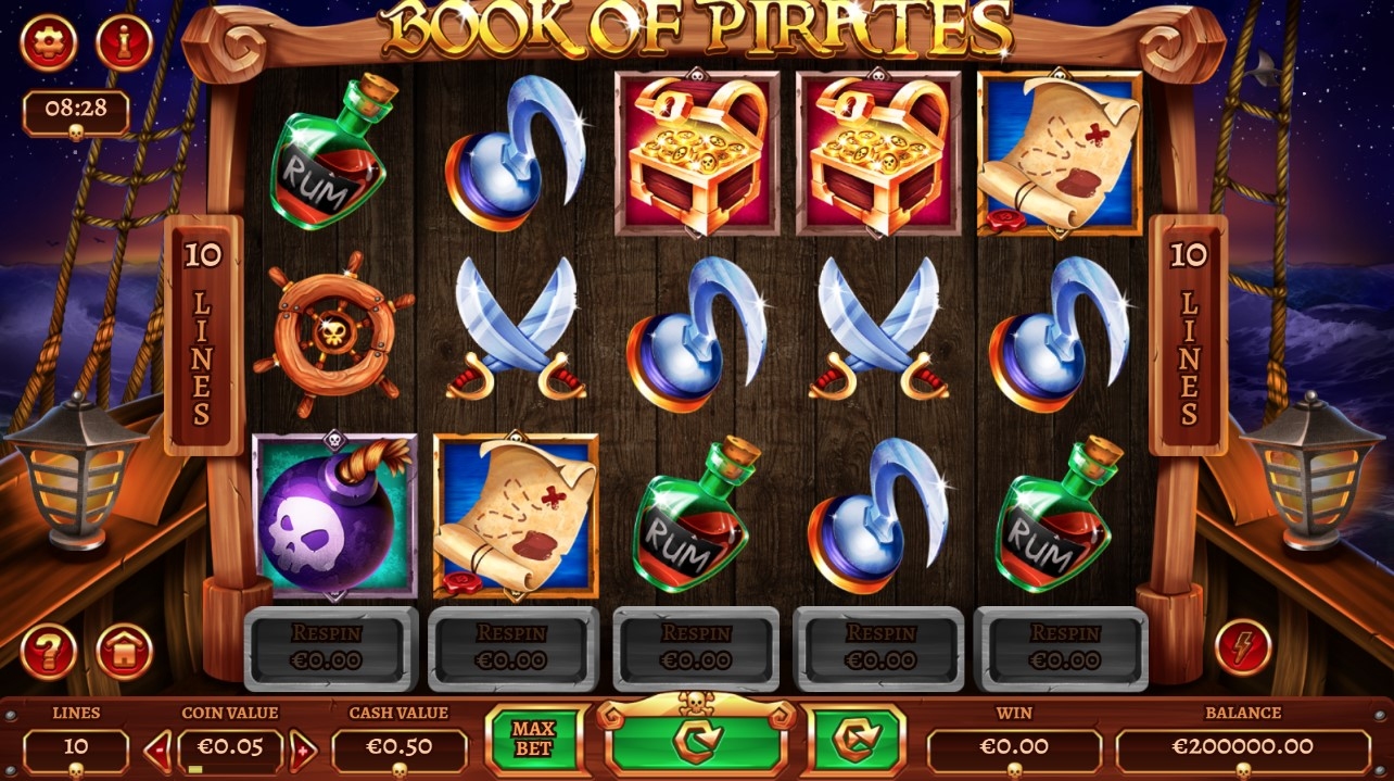 Book of Pirates Slot Gameplay