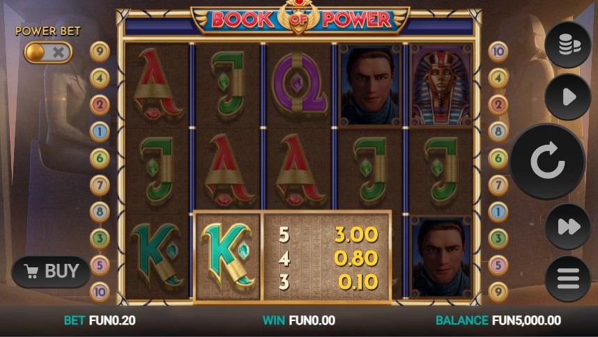 Book of Power Slot Gameplay