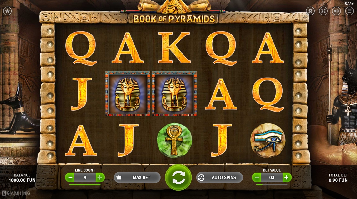 Book of Pyramids Slot Gameplay