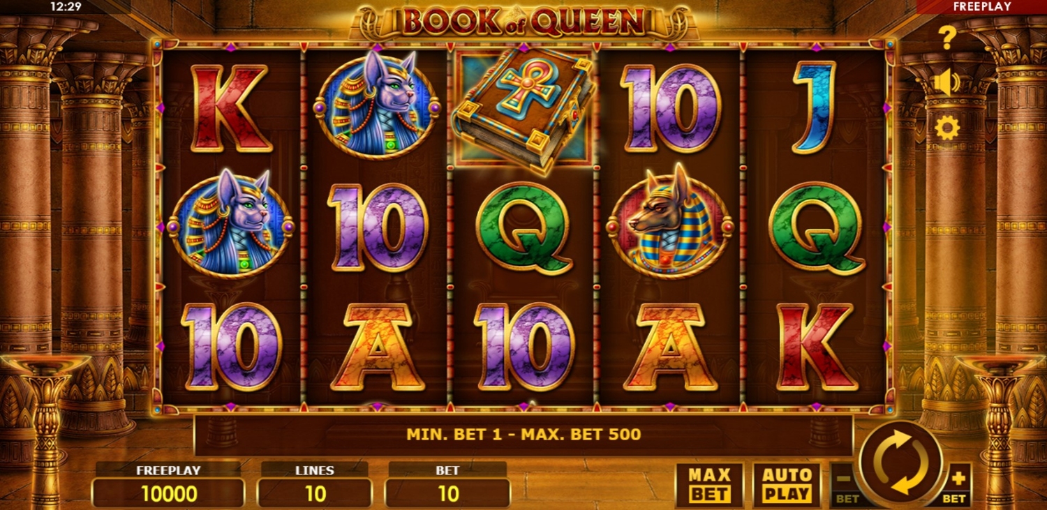 Book of Queen Slot Gameplay
