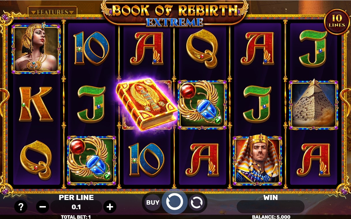 Book of Rebirth Extreme Slot Gameplay