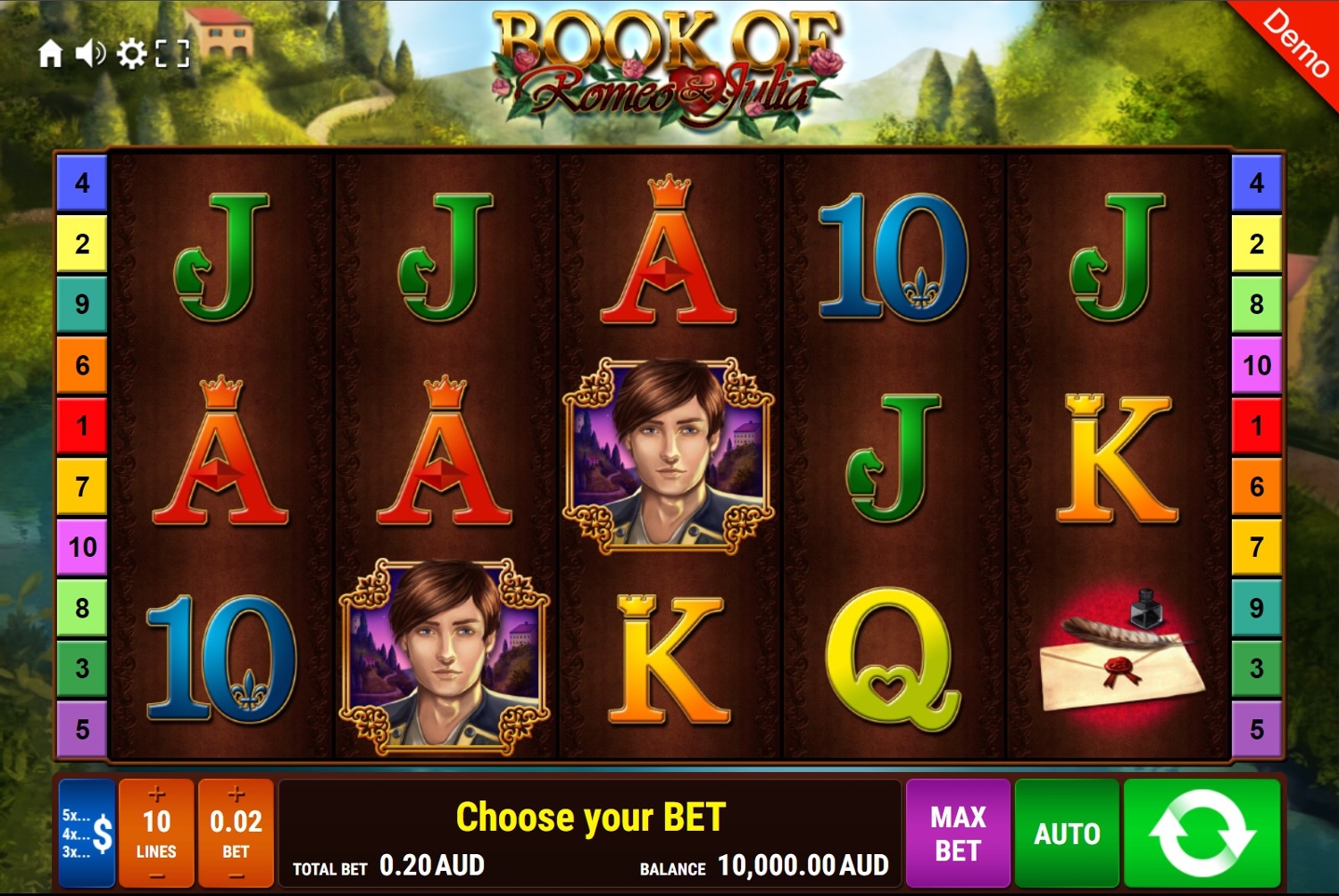 Book of Romeo & Julia Slot Gameplay