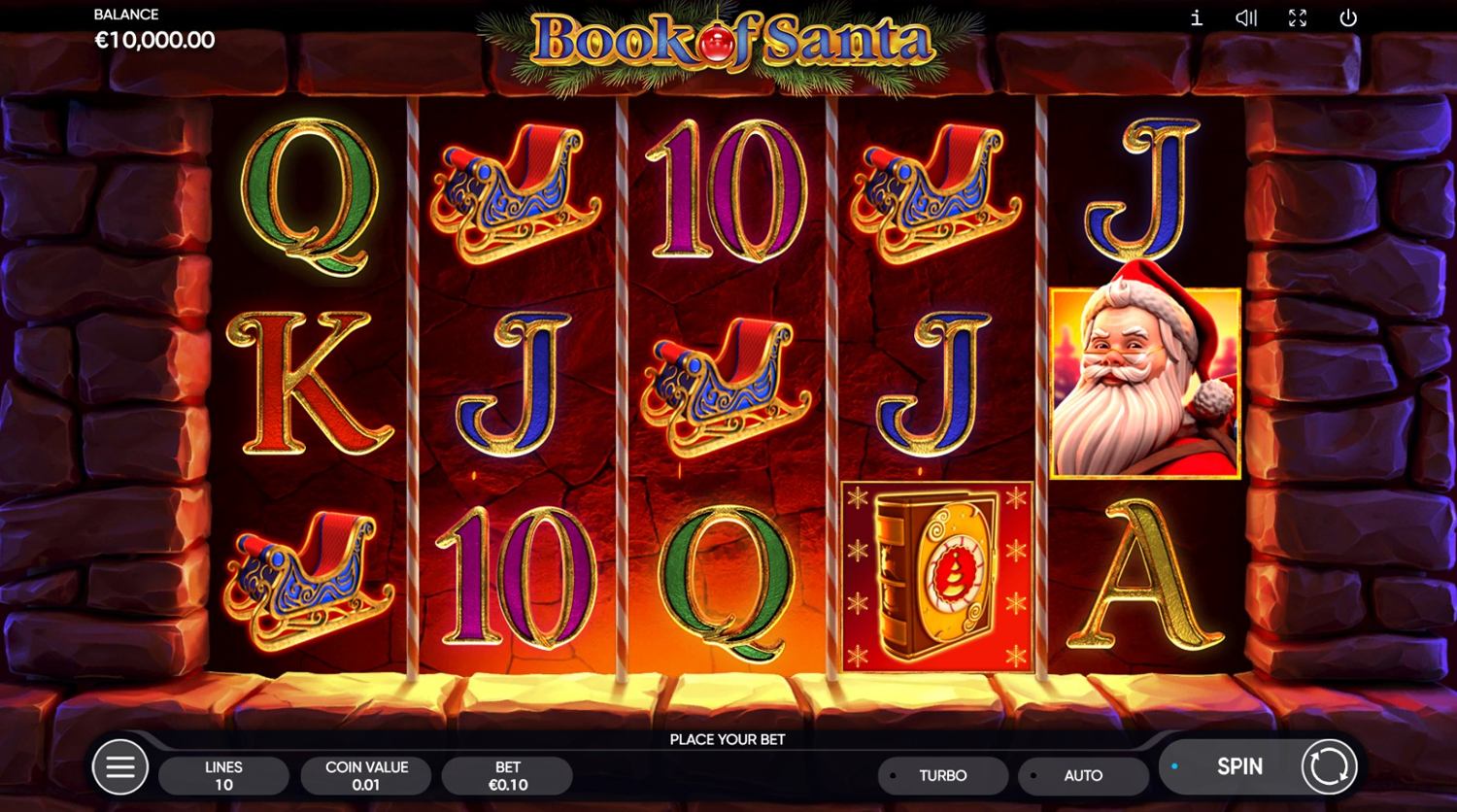Book of Santa Slot Gameplay