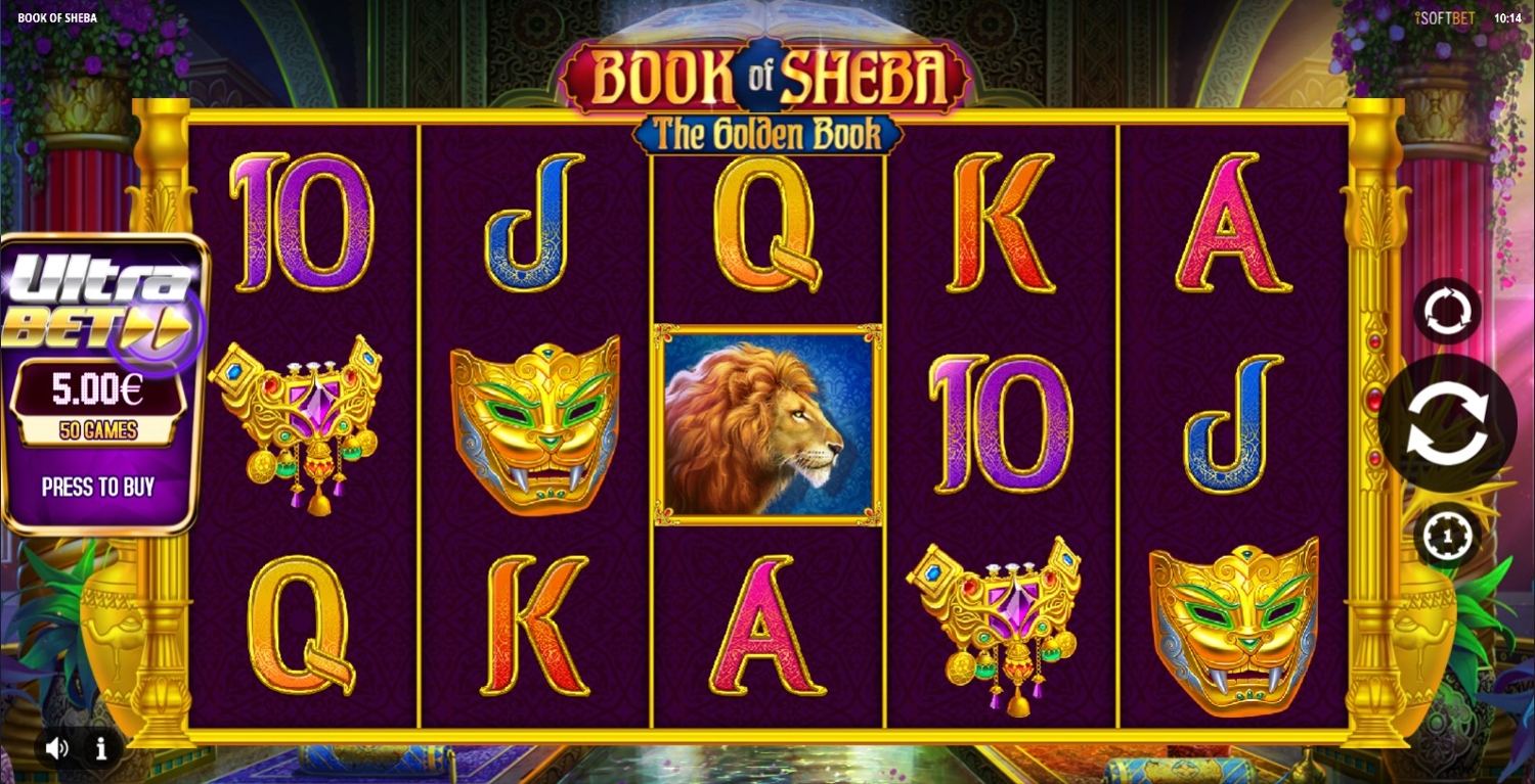 Book of Sheba Slot Gameplay