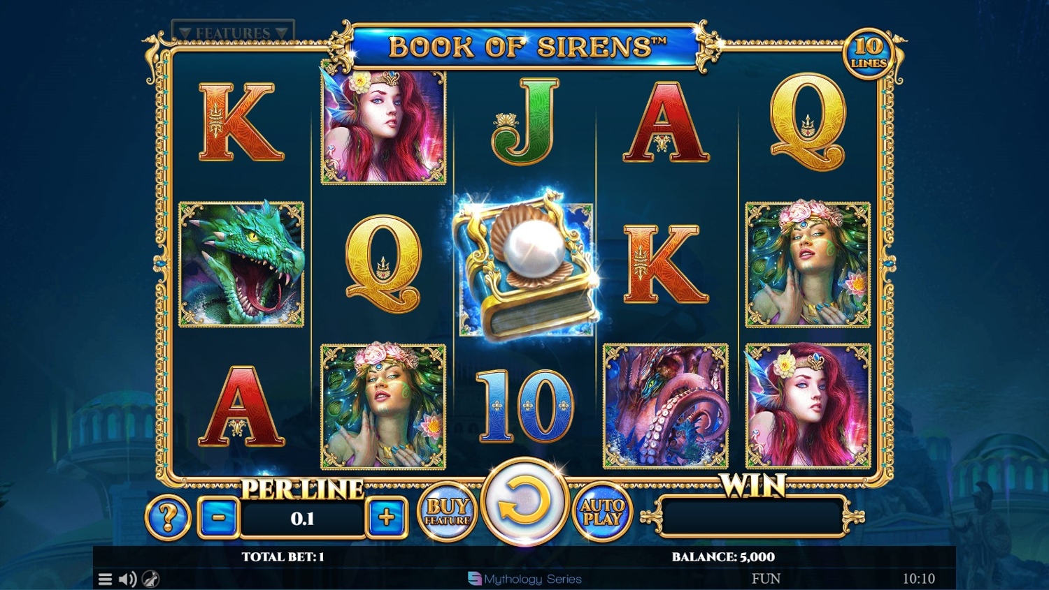 Book of Sirens Slot Gameplay