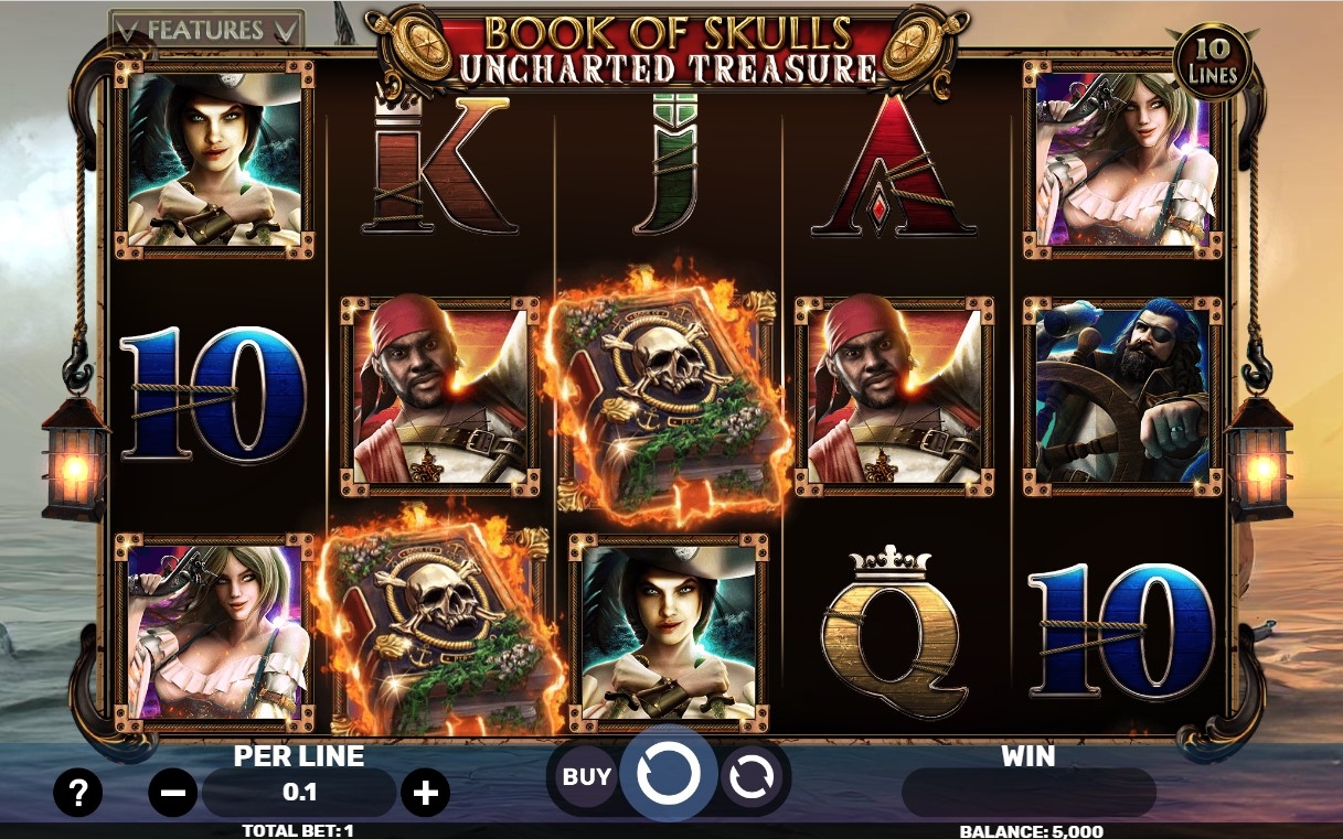 Book of Skulls - Uncharted Treasure Slot Gameplay