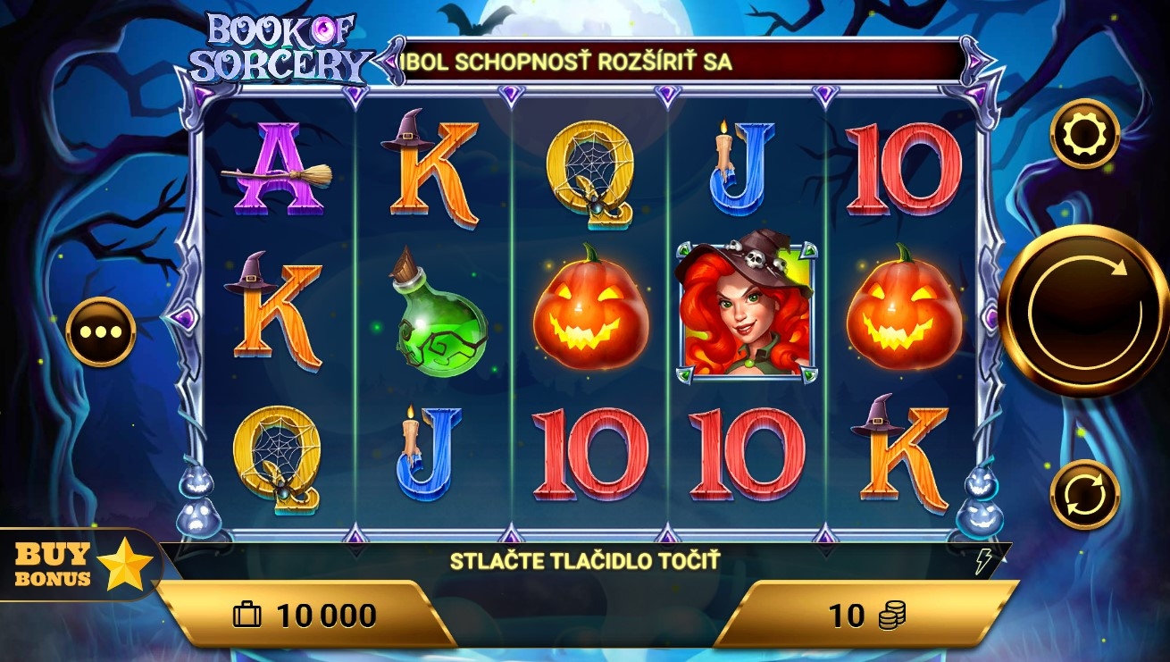 Book of Sorcery Slot Gameplay