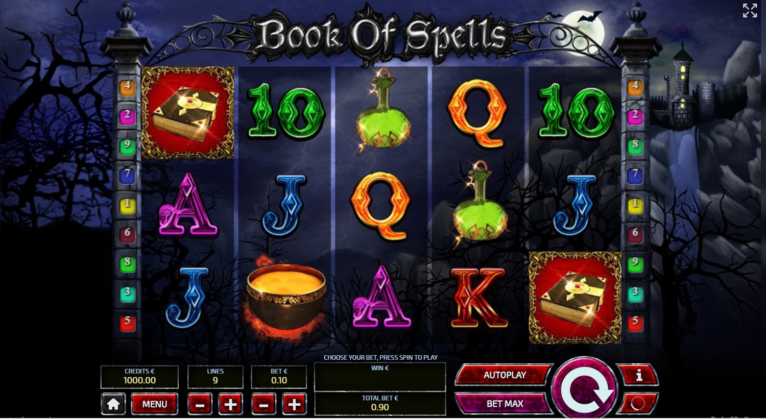 Book of Spells Slot Gameplay