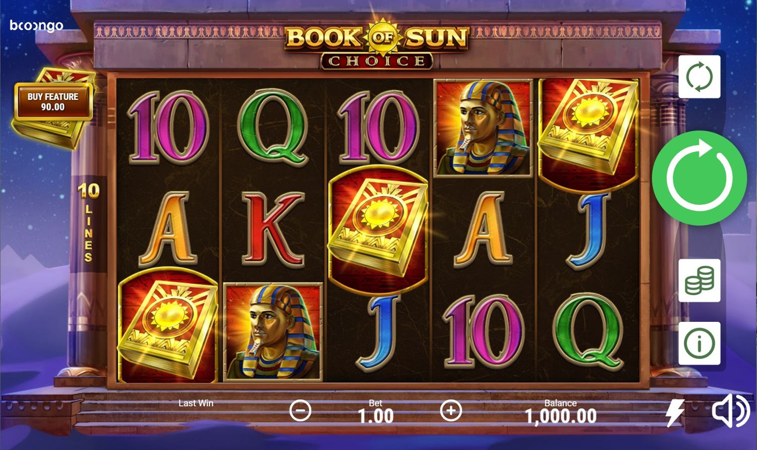 Book of Sun Choice Slot Gameplay