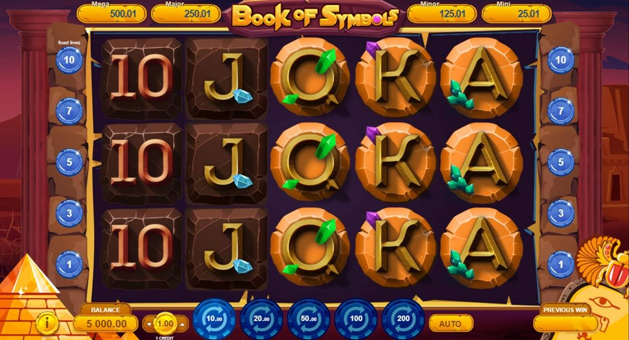 Book of Symbols Slot Gameplay