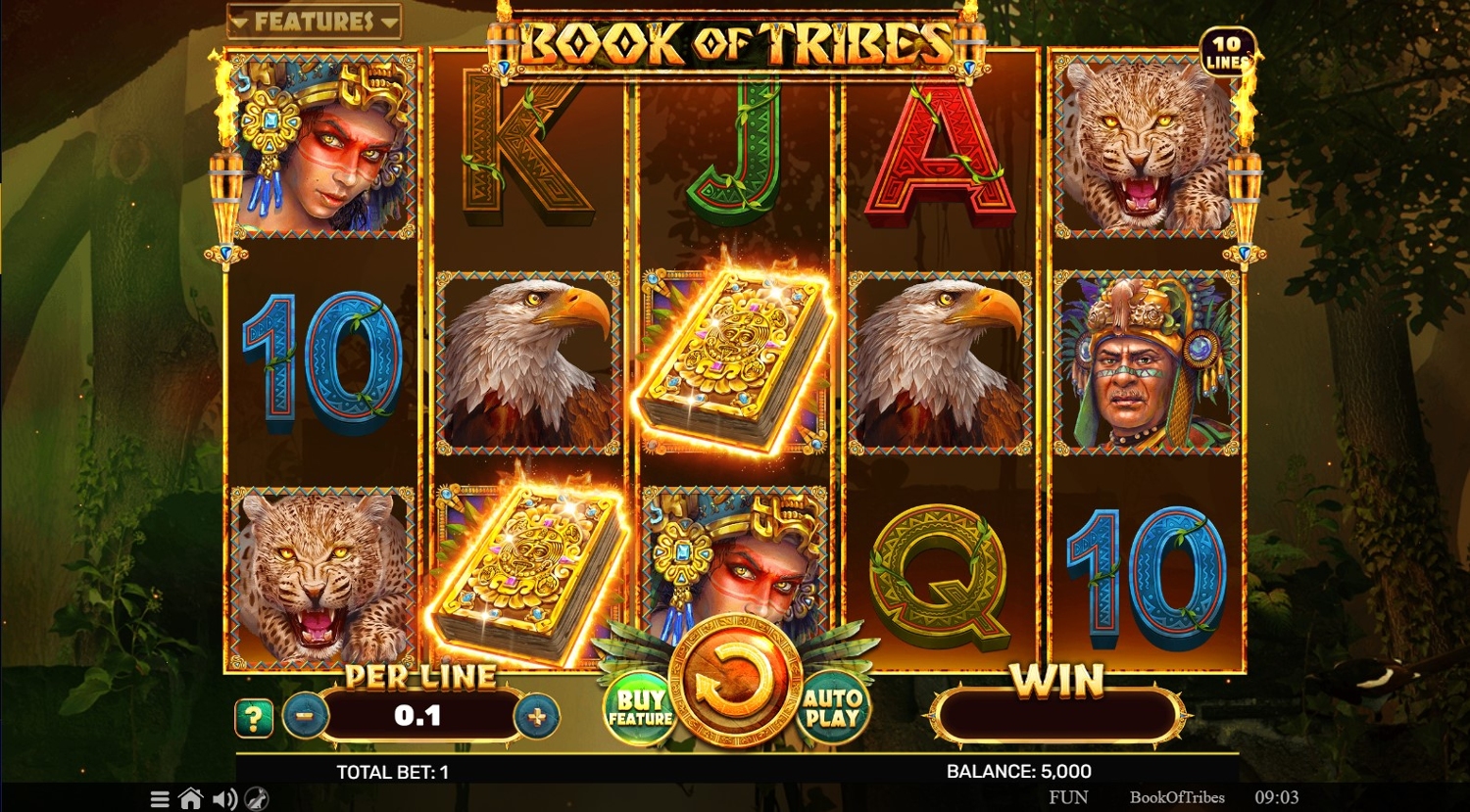 Book of Tribes Slot Gameplay