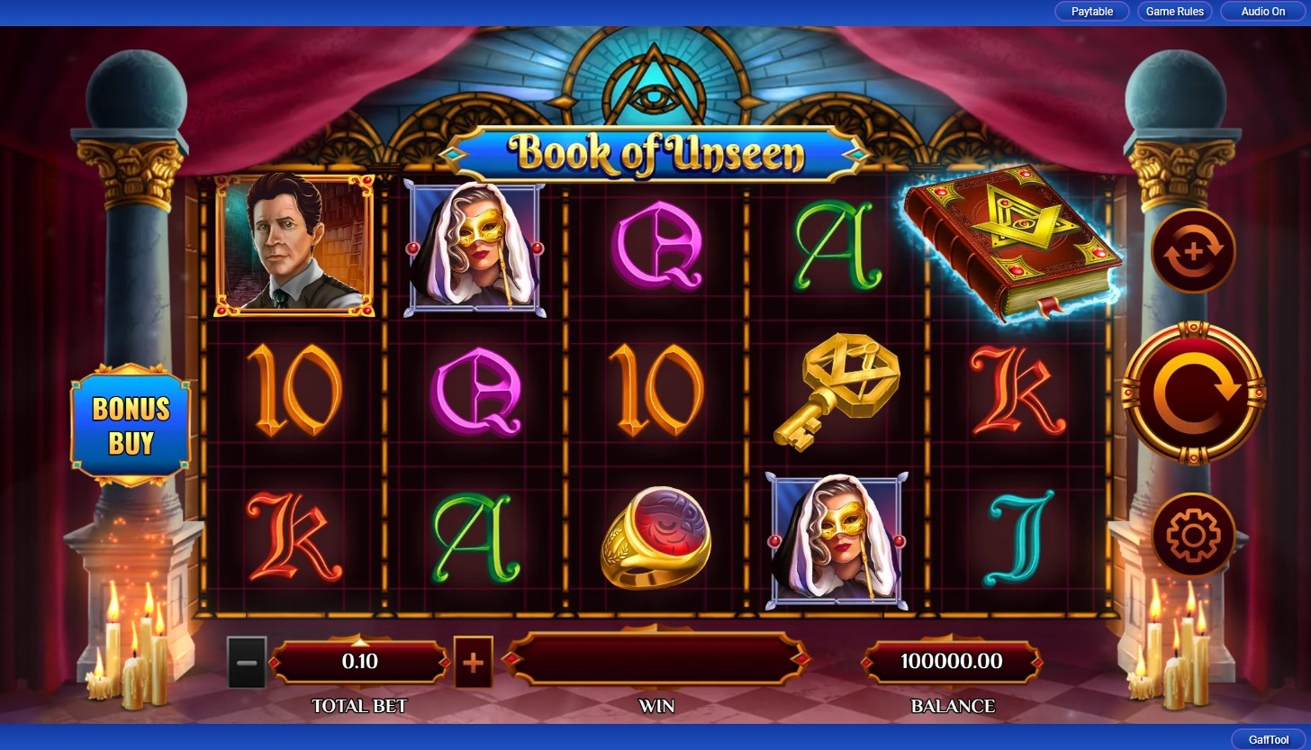 Book of Unseen Slot Gameplay