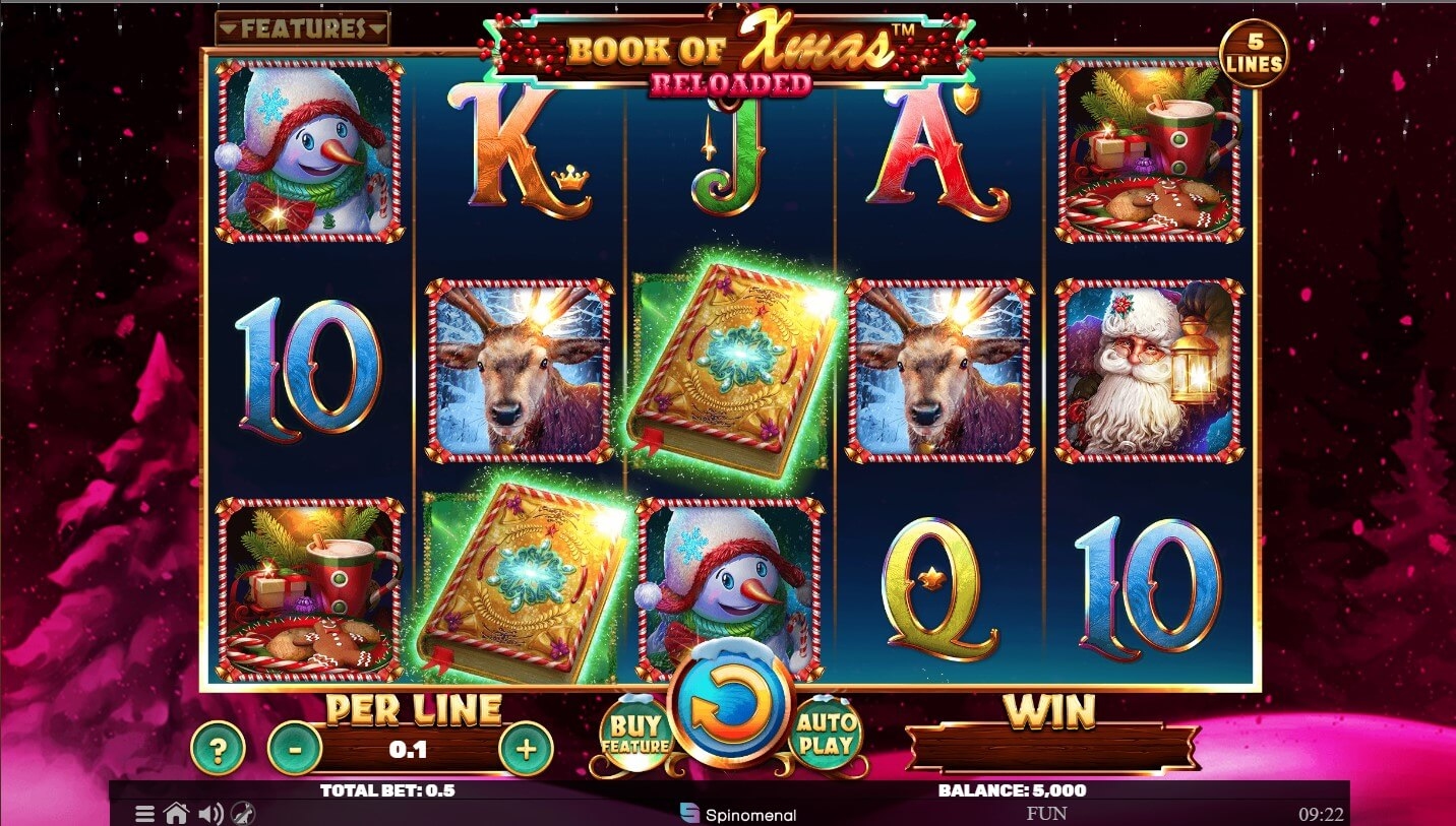 Book of Xmas: Reloaded Slot Gameplay