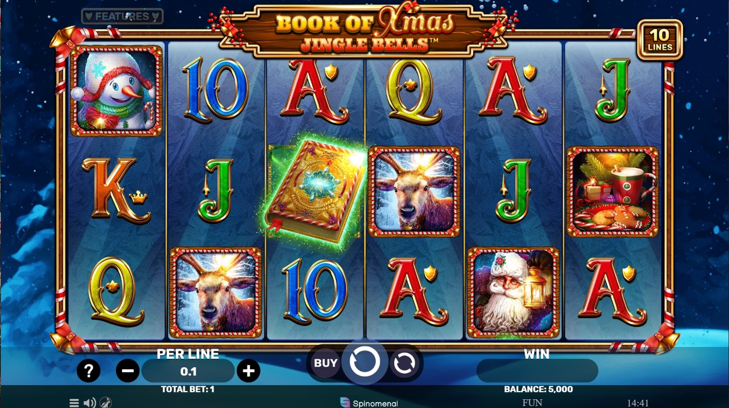 Book of Xmas: Jingle Bells Slot Gameplay
