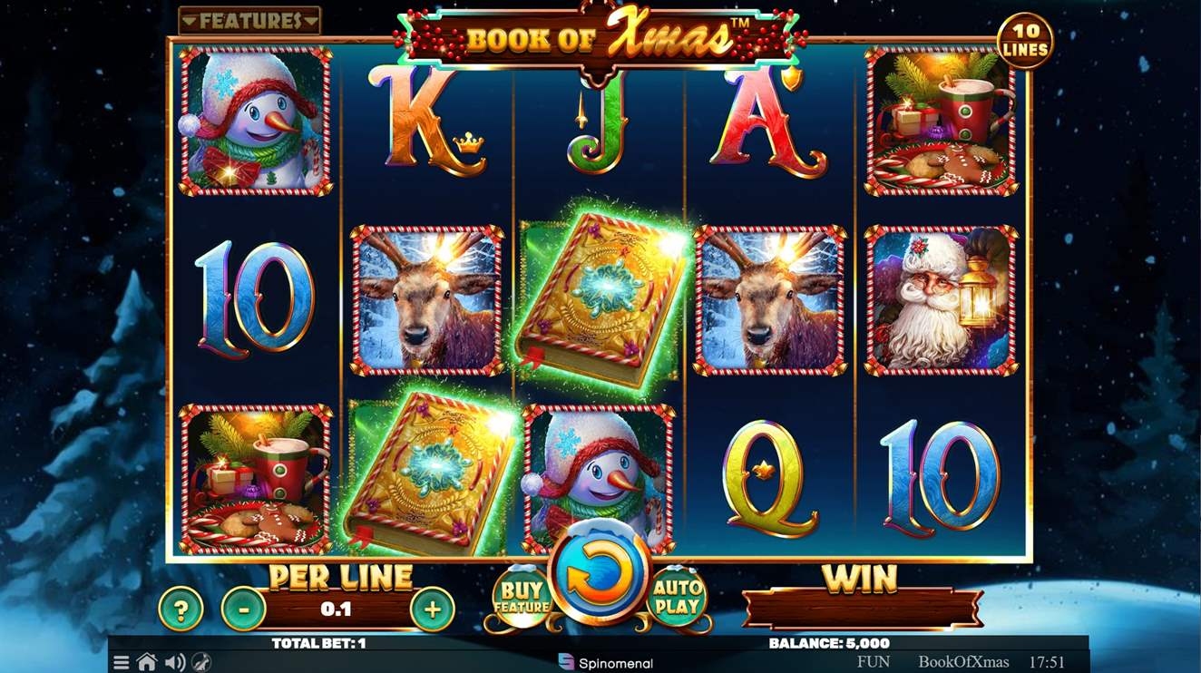 Book of Xmas Slot Gameplay