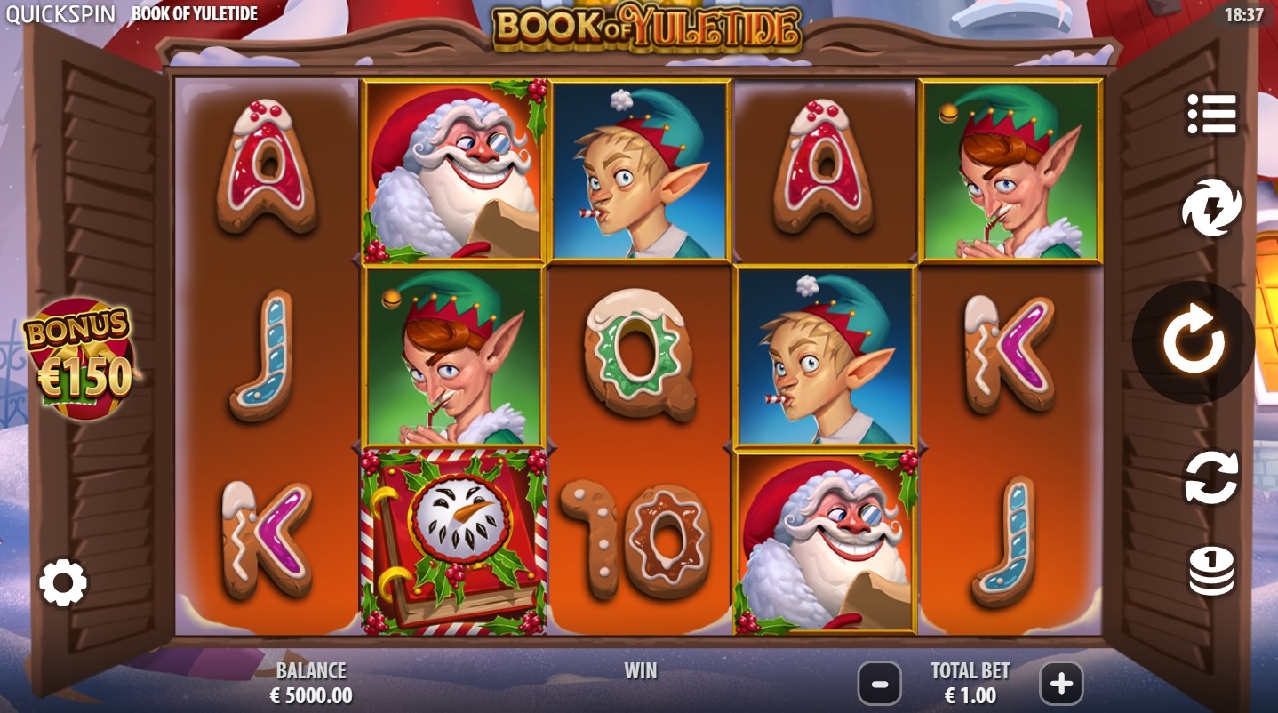 Book of Yuletide Slot Gameplay