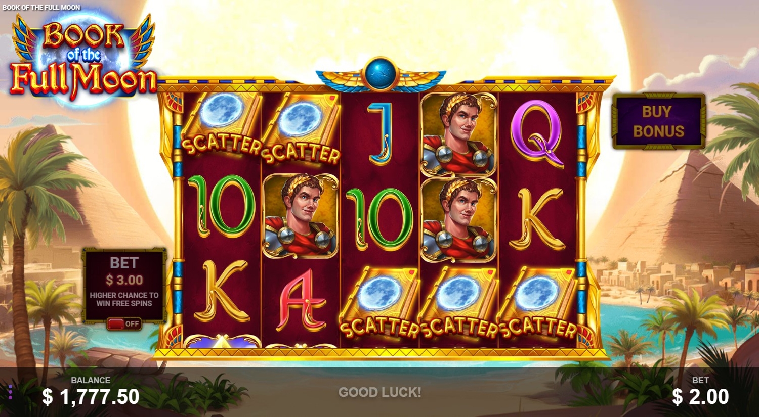 Book of the Full Moon Slot Gameplay