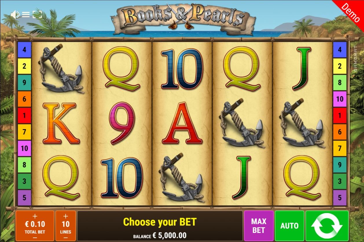 Books & Pearls Slot Gameplay