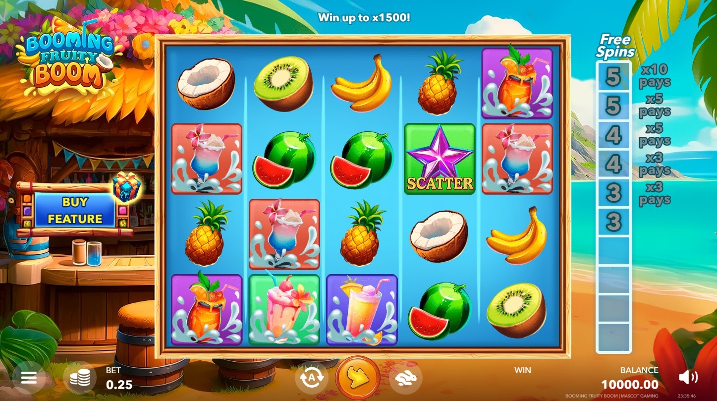 Booming Fruity Boom Slot Gameplay