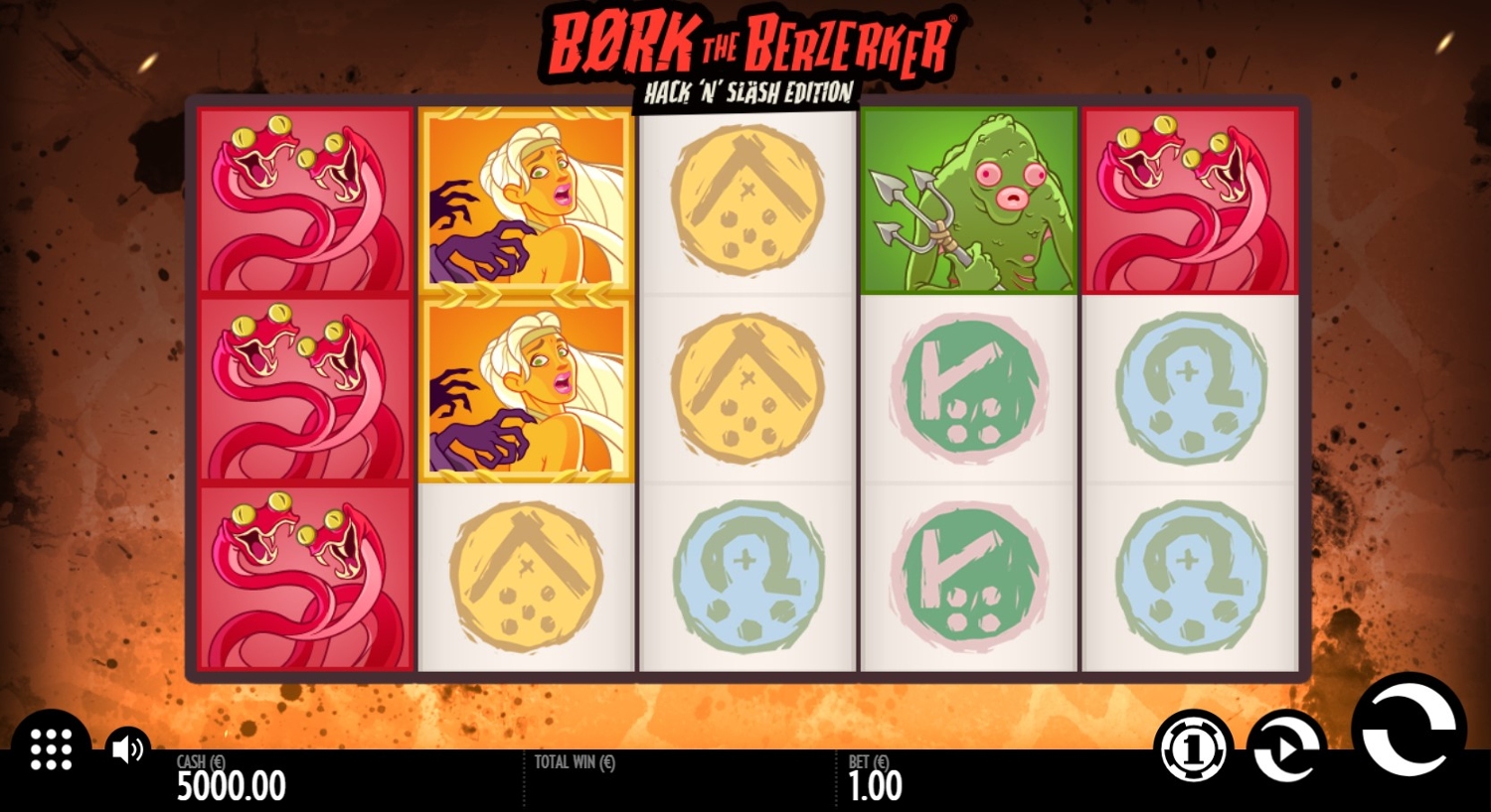 Bork the Berzerker Hack 'N' Slash Edition Slot Gameplay