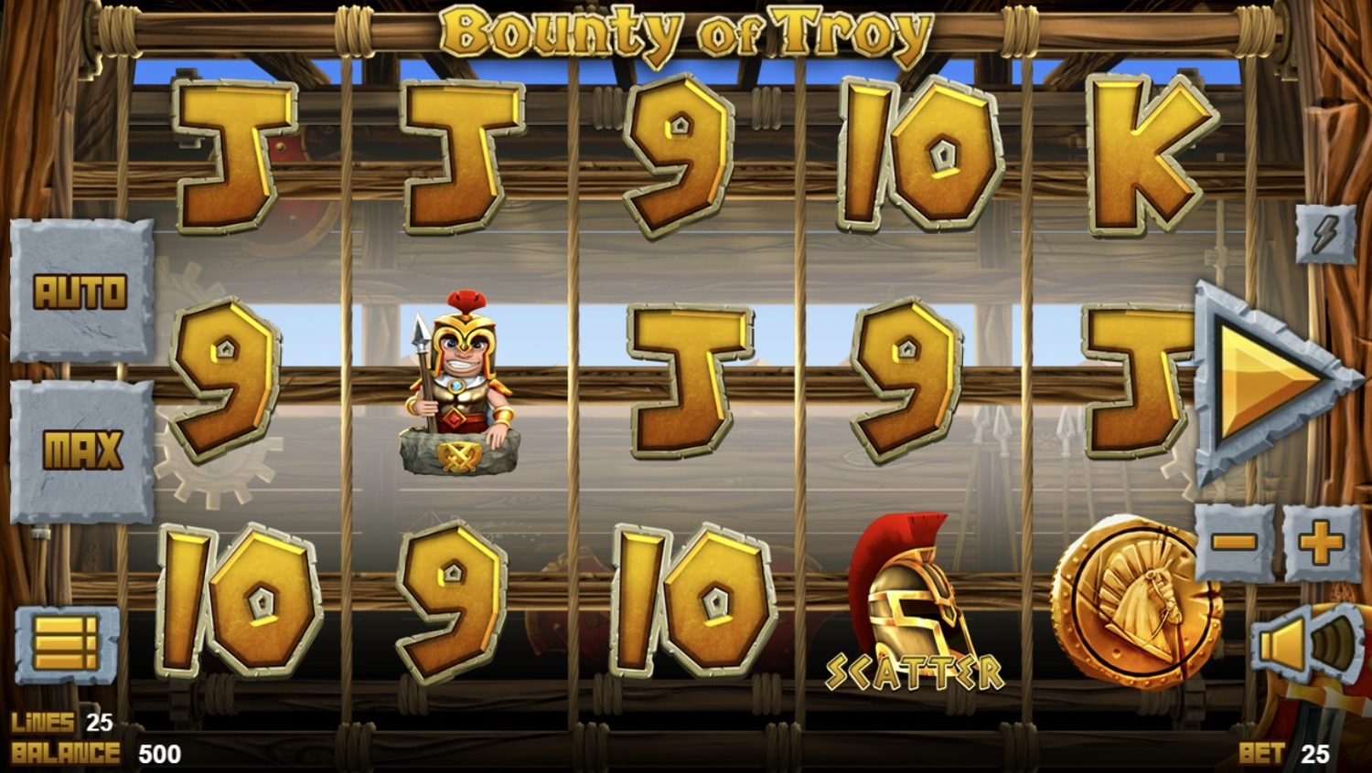 Bounty of Troy Slot Gameplay