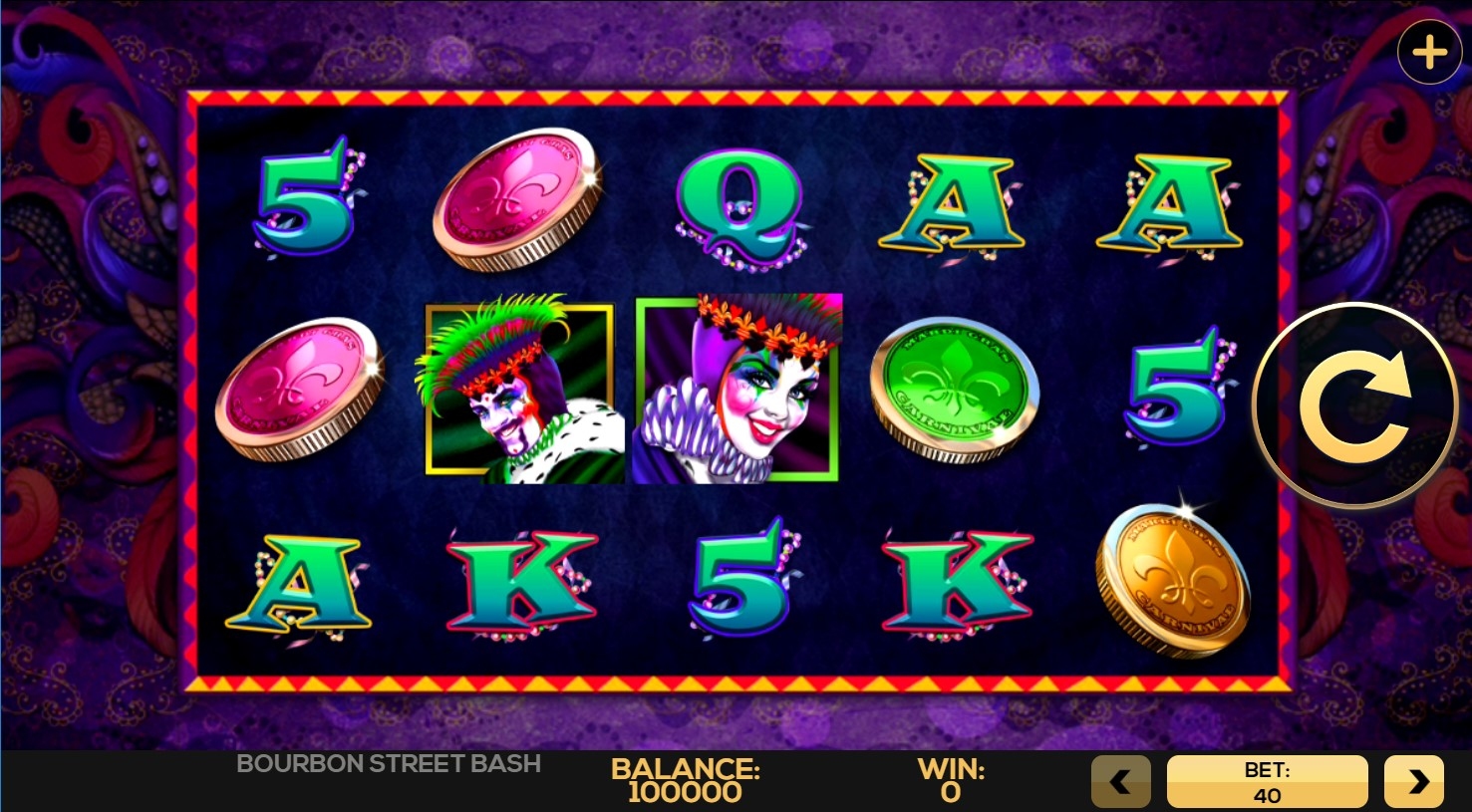 Bourbon Street Bash Slot Gameplay