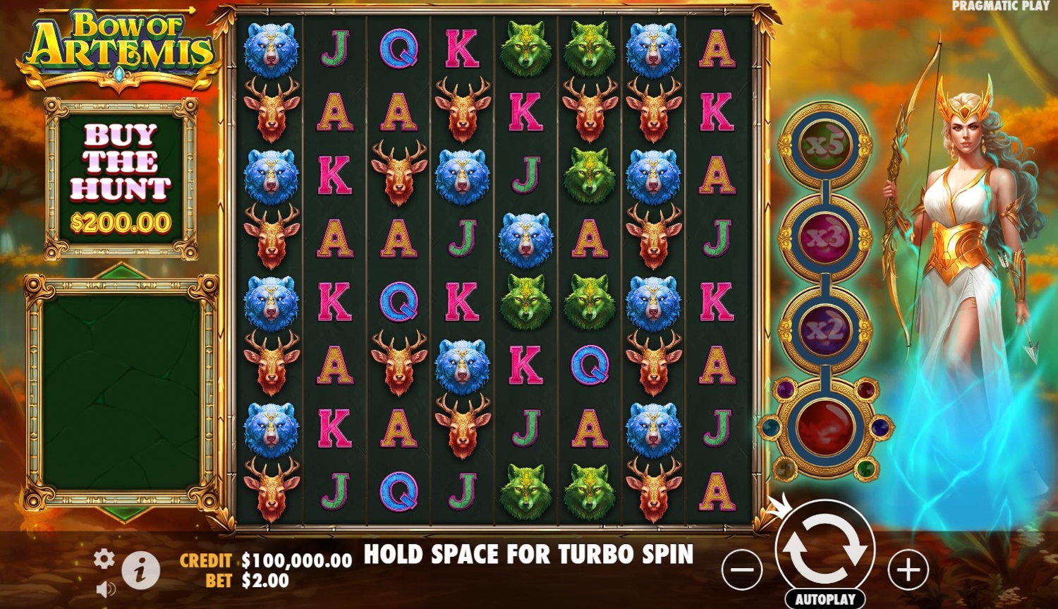 Bow of Artemis Slot Gameplay