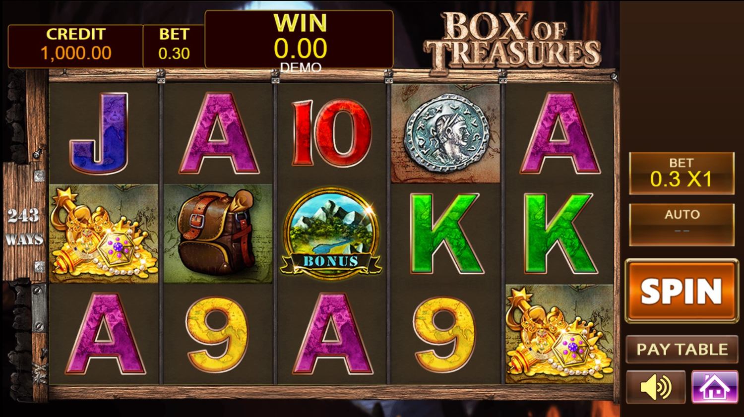 Box of Treasures Slot Gameplay