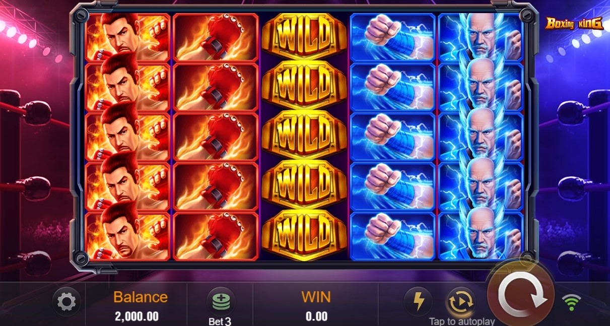 Boxing King Slot Gameplay