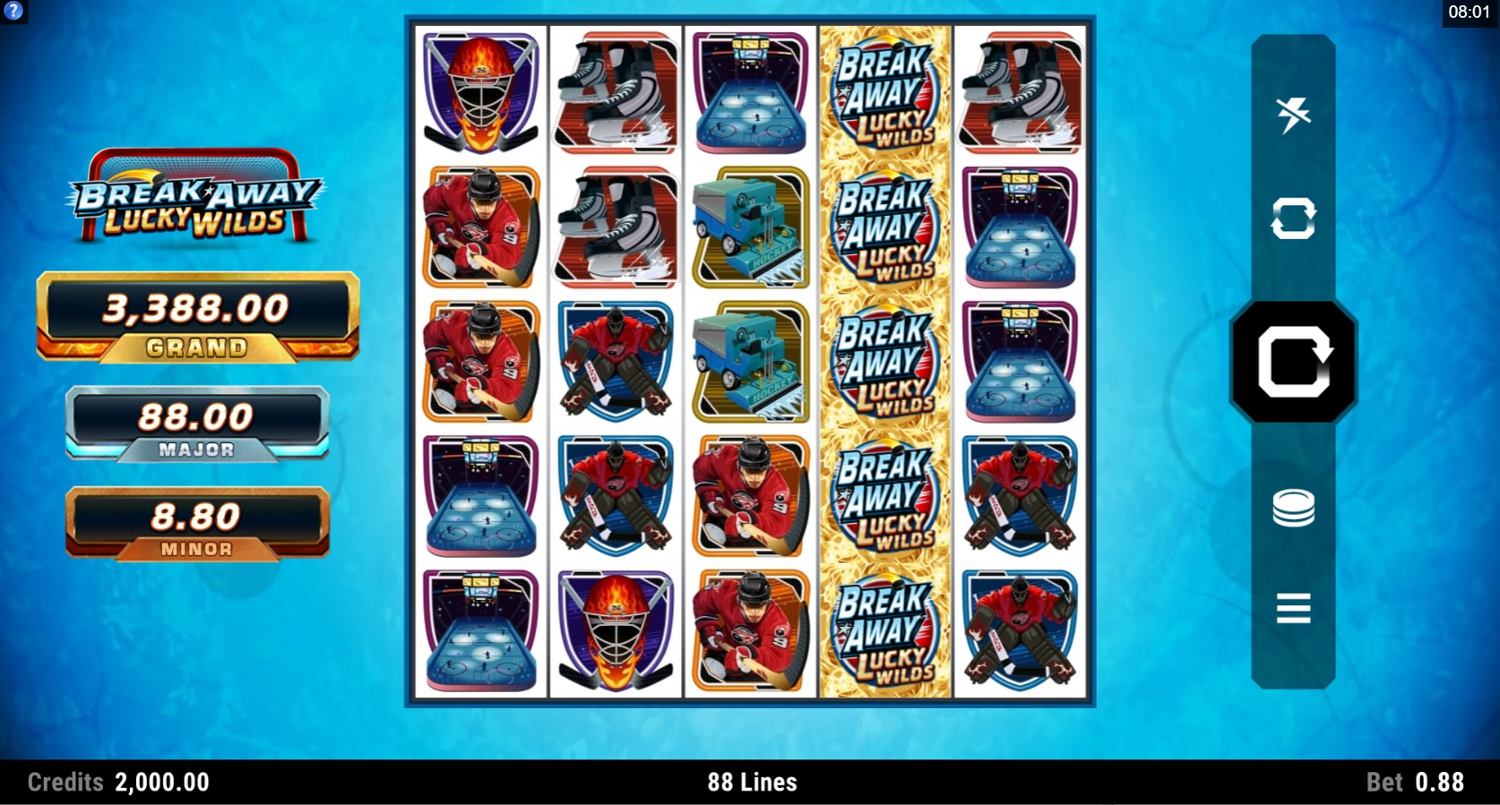 Break Away Lucky Wilds Slot Gameplay