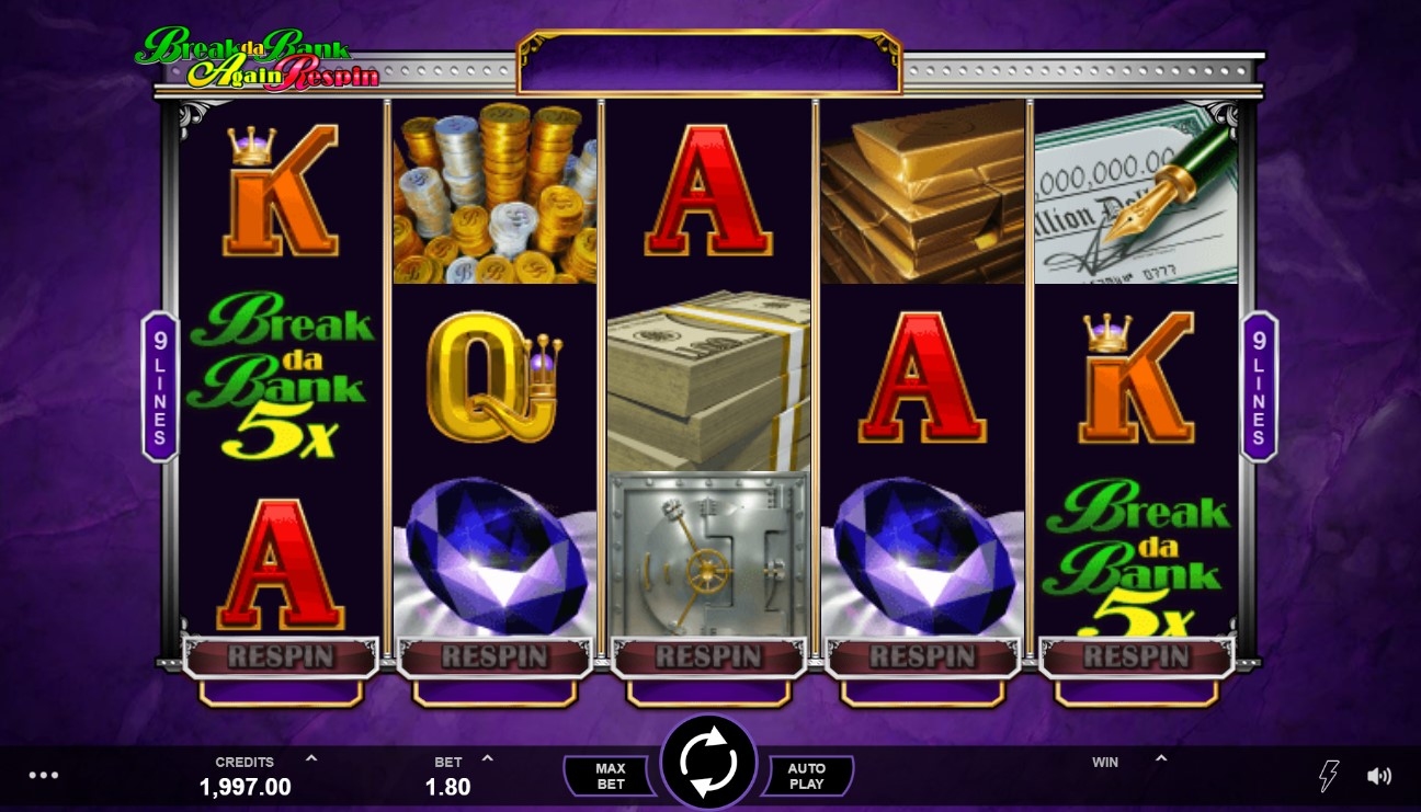 Break Da Bank Again Respin Slot Gameplay